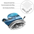 thumbnail image 6 of Sikiie Mountain Cottage In Snow Oven Mitts and Pot Holders, Silicone Oven Gloves, Heat Resistant Oven Mitts 4Pcs Set, 6 of 6