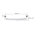 thumbnail image 3 of Unique Bargains Cabinet Pulls Drawer Handles, 5-inch Hole Centers Aluminum Alloy crystal with Screws 5Pcs, 3 of 4