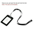 thumbnail image 4 of Uxcell Neck Lanyards, Flat Strap Lanyard Swivel Hook Clip Badge Holder ID Card Black 10 Pack, 4 of 5