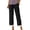 Black, variant on Fashion Plus Size Casual Cargo Pants for Womens Drawstring Casual Solid Color Elastic Waist Pocket Loose Pants Lounge Pants Running Joggers