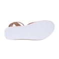 thumbnail image 3 of Sandalias Con Correa Hebilla en El Tobillo Zapatos Diarios Cuero PU para Mujer, 3 of 9