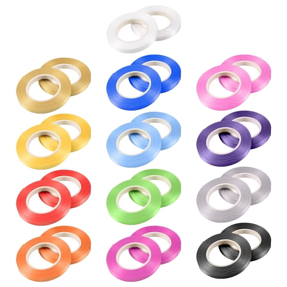 26 Rolls Curling Ribbon Set Crimped Balloon String Gift Wrapping Ribbon Bow Ribbon for Party Wedding Festival Crafts