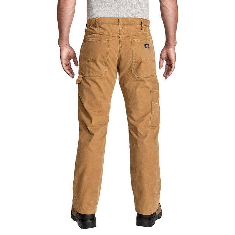 Dickies Men s Double Front Duck Work Pants Rinsed Brown Duck 40 x