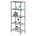 thumbnail image 6 of Furniture of America Nigel Metal 5-Tier Wire Shelving Rack in Black, 6 of 15