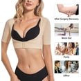 thumbnail image 6 of Gotoly Upper Arm Shaper for Women Post Surgery Compression Sleeves Slimmer Posture Corrector Tops Shapewear(Beige Medium), 6 of 7