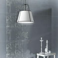 thumbnail image 3 of Dainolite TRA-1P-BK-WH 1 Light Matte Black Pendant, 3 of 3