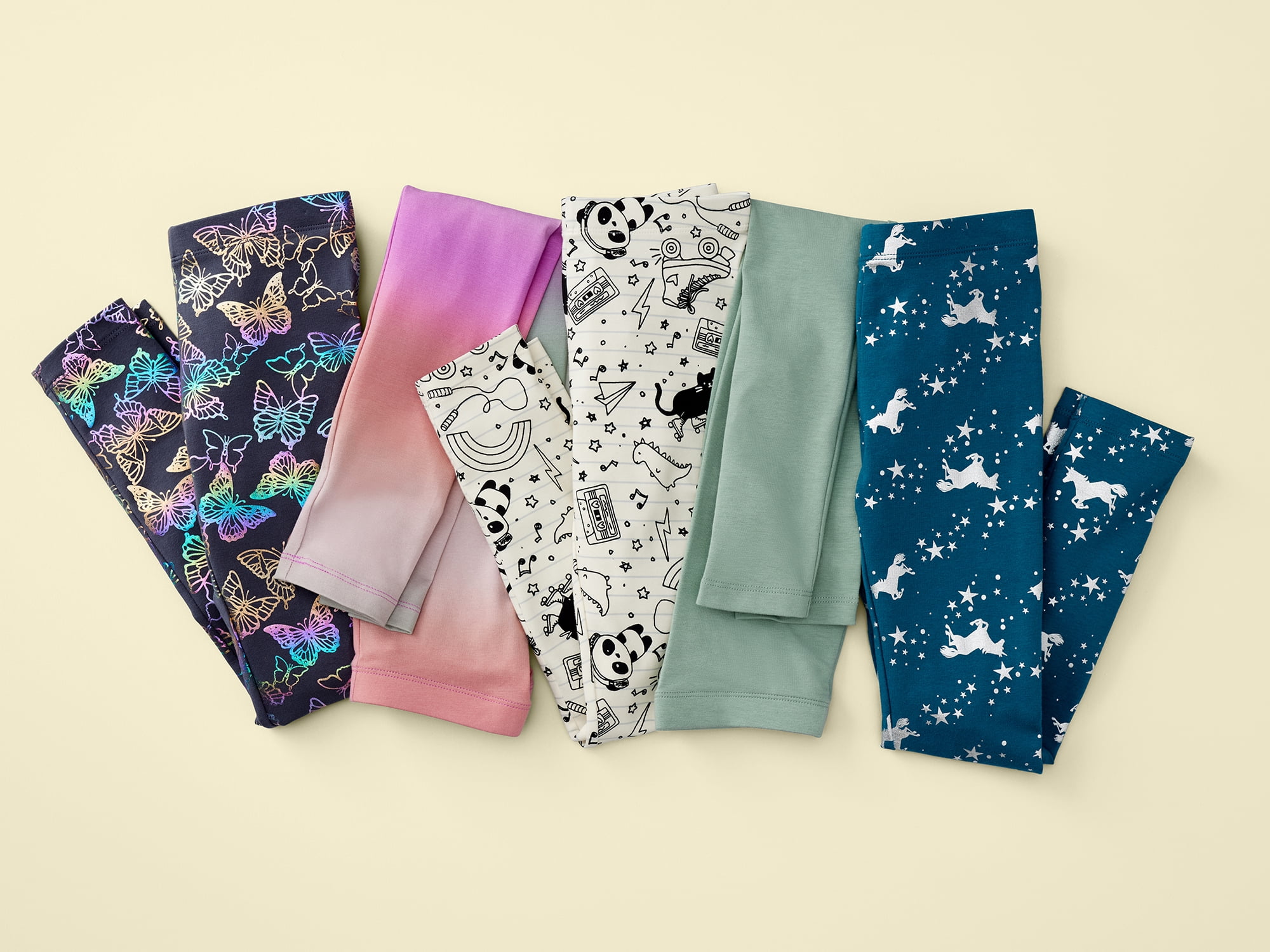 Wonder Nation Girls Kid Tough Leggings, Sizes 4-18 & Plus
