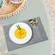 thumbnail image 2 of Xihbxyly Camino de Mesa Escandinavo, Mantel Aislante Térmico, Impermeable y Resistente Al Aceite, Elegante Diseño de Lino Gris y Marrón, para Uso En Interiores y Exteriores, Perfecto para Reuniones., 2 of 7