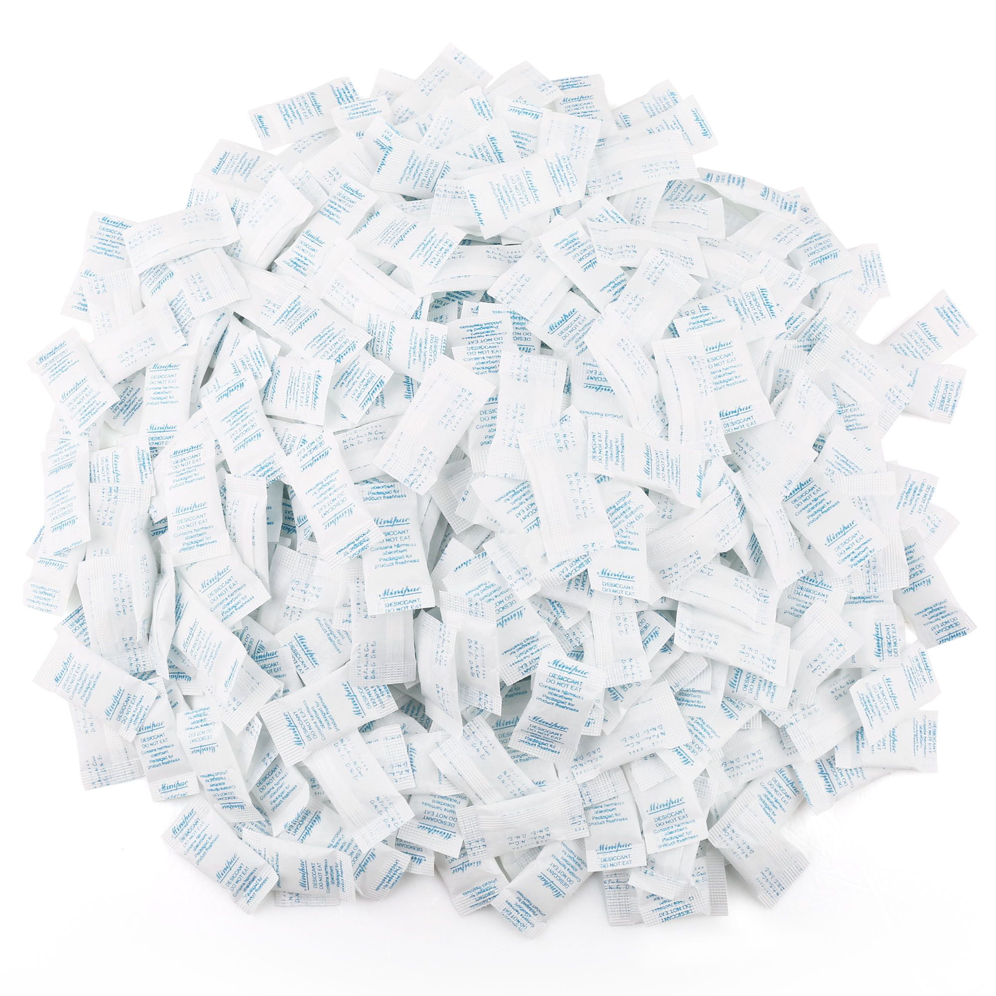 Silica Gel Desiccant Packets, 0.6 Gram, Pack of 300, Safe Odorless Non