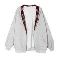 thumbnail image 2 of Pejock Men's Hooded Cardigan Zip Up Jacket, Loose Fit Casual Sports Coat for Comfortable Wear, 2 of 6