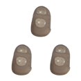 thumbnail image 3 of Injueey Silicona Guitarra Fingertip Protectores de dedos Ukelele protector Fingerstall Ahuecado Reutilizable Instrumentos musicales Gris L Type1 NO1, 3 of 6