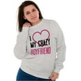thumbnail image 5 of Funny Cute Set for Couples Matching Women Crewneck Sweatshirt Brisco Brands L, 5 of 7
