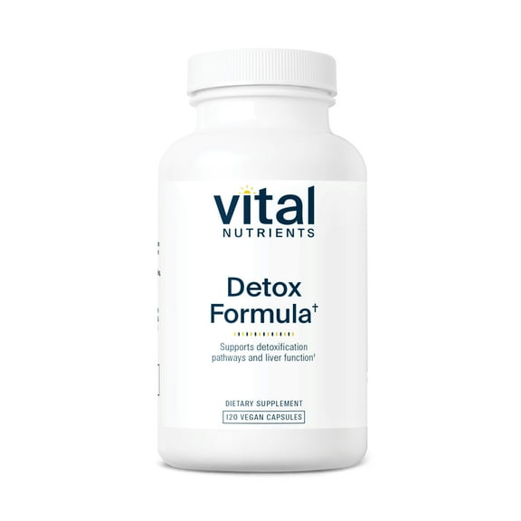 Vital Nutrients - Detox Formula - Specially Designed Formula for Liver and Detoxification Support - 120 Capsules per Bottle