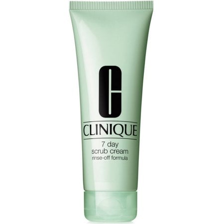 Facial Creamy Scrub - Clinique 7 Day Scrub Cream Rinse Off Formula Facial Cleanser, 3.4 Oz