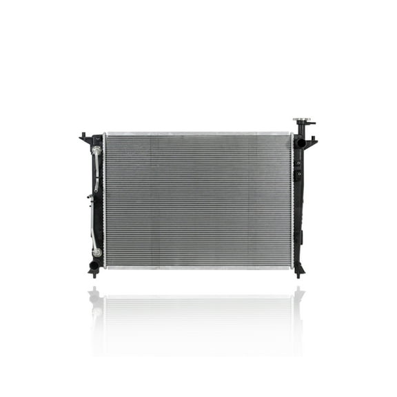 Radiator - Pacific Best Inc. Fit/For 13520 16-18 Kia Sorento 3.3L V6 - Plastic Tank Aluminum Core, 1-Row, With Transmission Oil Cooler