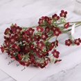 thumbnail image 4 of Flores artificiales de imitación de estrella, pegamento suave, sensación pequeña y fresca, flor de plástico, decoración del hogar, boda, 4 of 4
