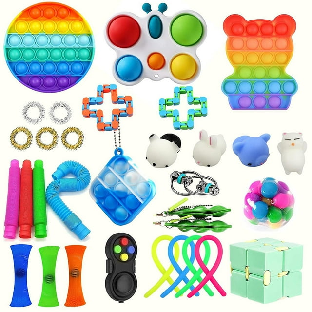 Juguete sensorial Push Bubble Fidget para aliviar el estrés del autismo