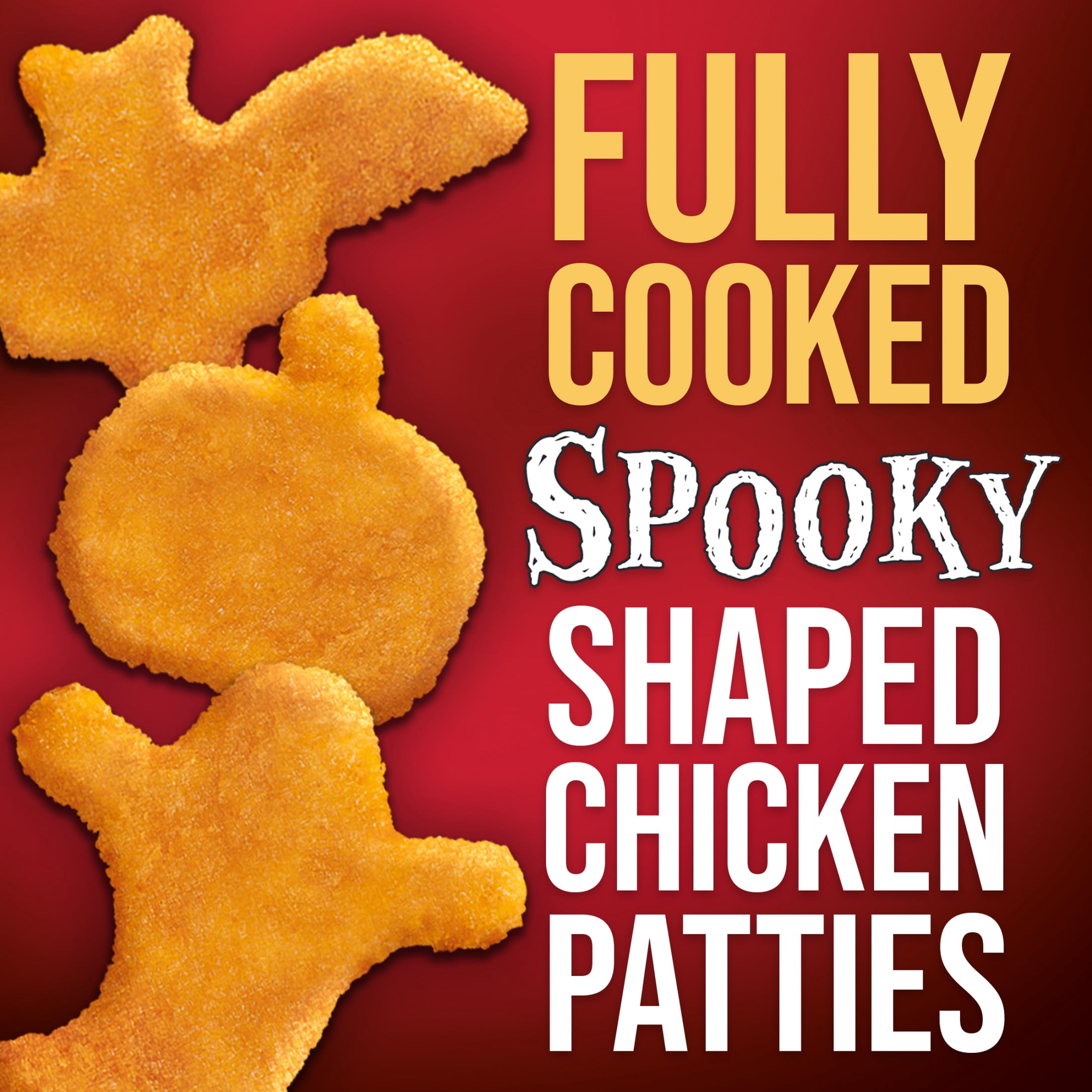 Tyson Spooky Chicken Nuggets, 27 oz Bag (Frozen, Fully Cooked)