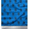 thumbnail image 1 of Soimoi Velvet Fabric Dot & Floral Artistic Decor Fabric Printed Yard 58 Inch Wide, 1 of 5