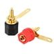 thumbnail image 3 of 2 pares de terminales de poste de conexión, con rosca M4, conector de altavoz de amplificador de potencia, enchufe de banana, longitud de 1.14 pulgadas, 3 of 4