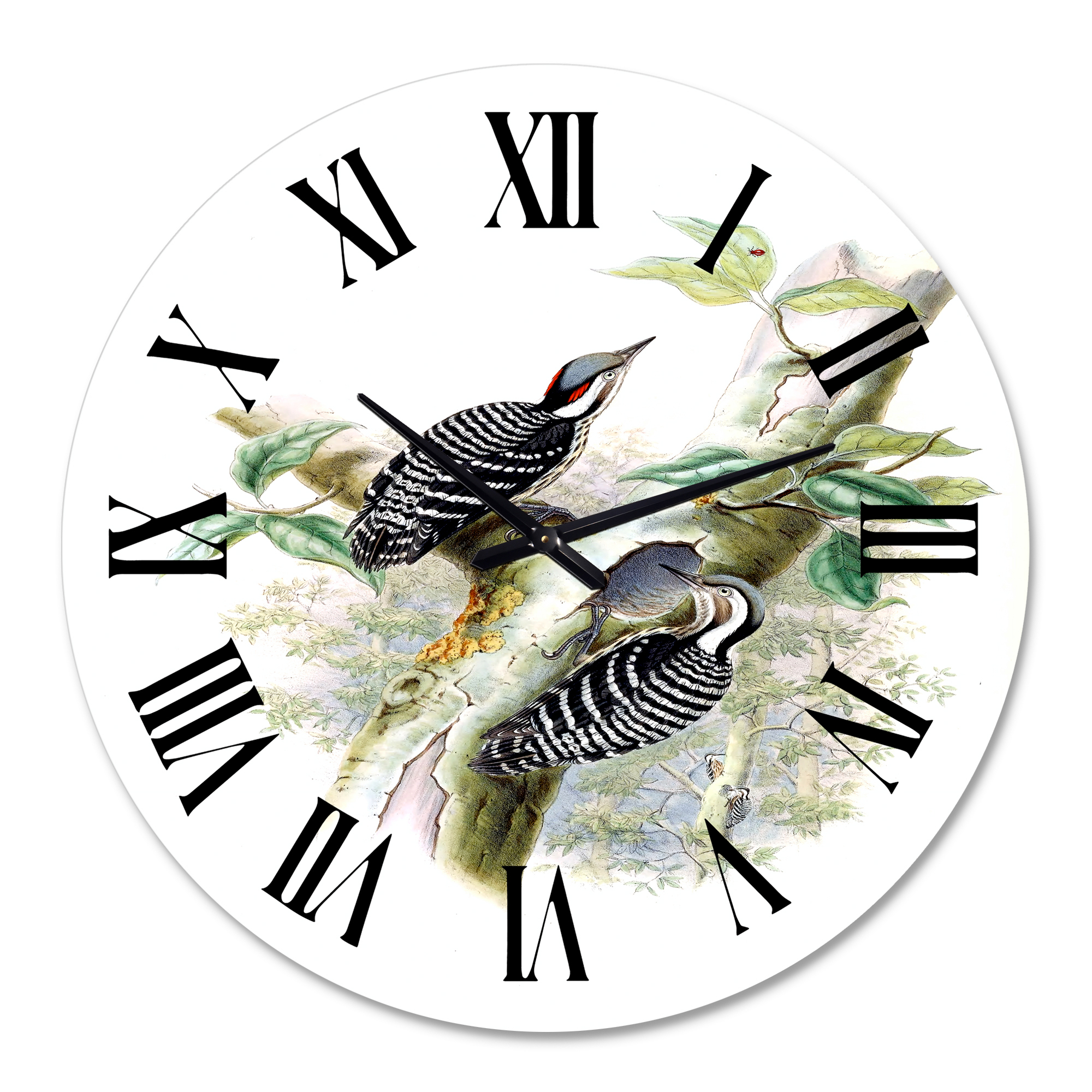 Designart 1 in Quartz Traditional Wall Clock