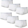 thumbnail image 2 of Hanes Ultimate Men's 3-Pack Classics Full Rise Brief, White, Large, 2 of 5