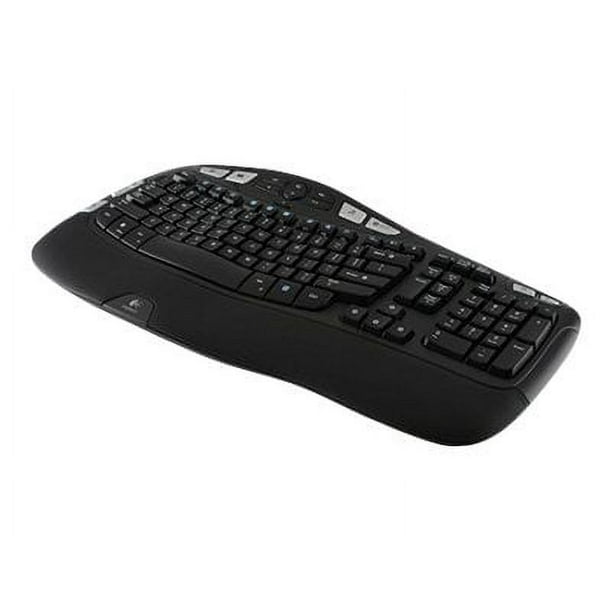 Logitech K350 Full Size Wireless Keyboard, Black with Windows