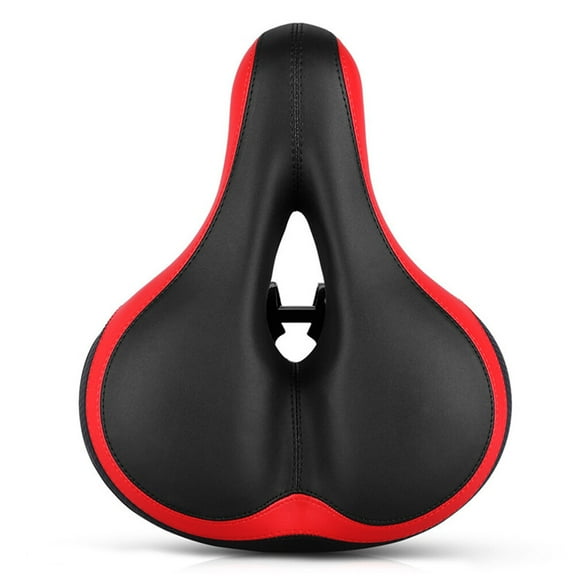 Comfortable Saddle Bike Bike Saddle Replacement for Bike ( Black and Red )