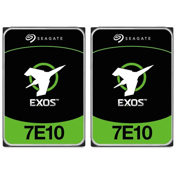 Seagate Exos 7E10 Enterprise 8TB 3.5" 6 Gb/s SATA III Internal Hard Drive Kit 2pack