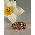 thumbnail image 2 of Size 8 Solid copper Celtic band ring CRI116- 3/16" Wide, 2 of 2