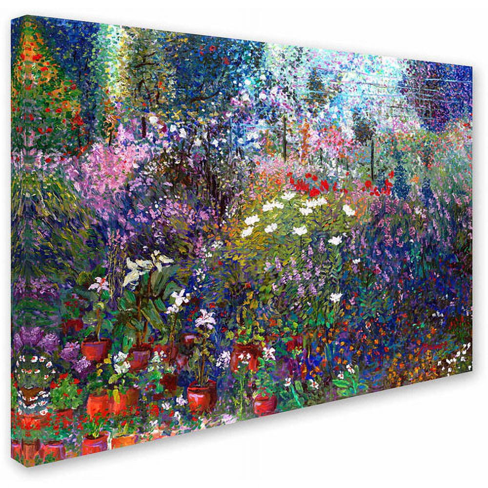 Trademark Fine Art "Garden In Maui II" Canvas Art by Manor Shadian