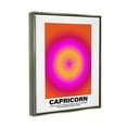 thumbnail image 4 of Stupell Industries Funny Capricorn Astrology Abstract Painting Gray Floater Framed Canvas Art Print Wall Art, 17 x 21, 4 of 10