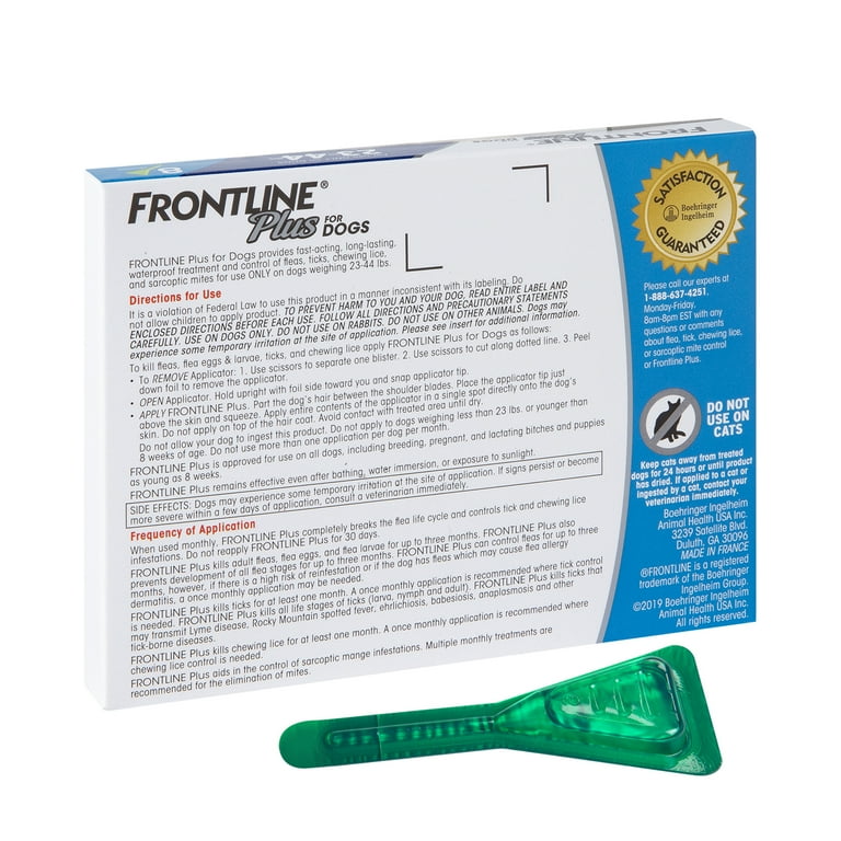 Frontline® GOLD for Dogs 23-44 lbs - BLUE (6 MONTH)