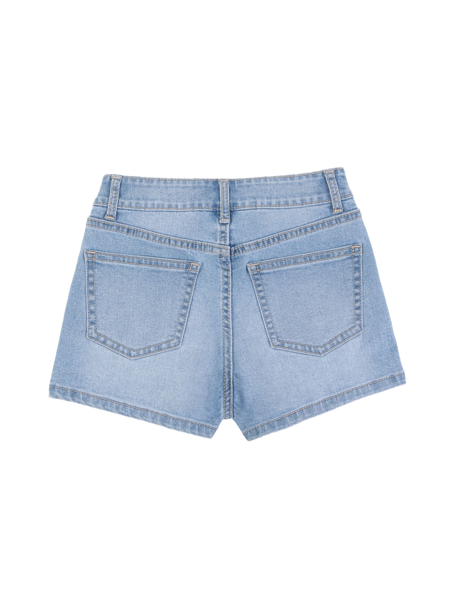 Wonder Nation Girls Denim Shorts, Size 5-18