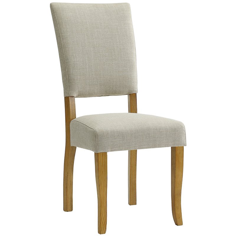 Open Back Parsons Dining Side Chairs, Ivory Dining Chairs Set Of 4