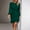 Green, variant on MORTTIC Women's Bohemian Puff Sleeve Dress - Slim Fit Round Neck Long Sleeve,  Casual & Evening Dress for Spring/Summer