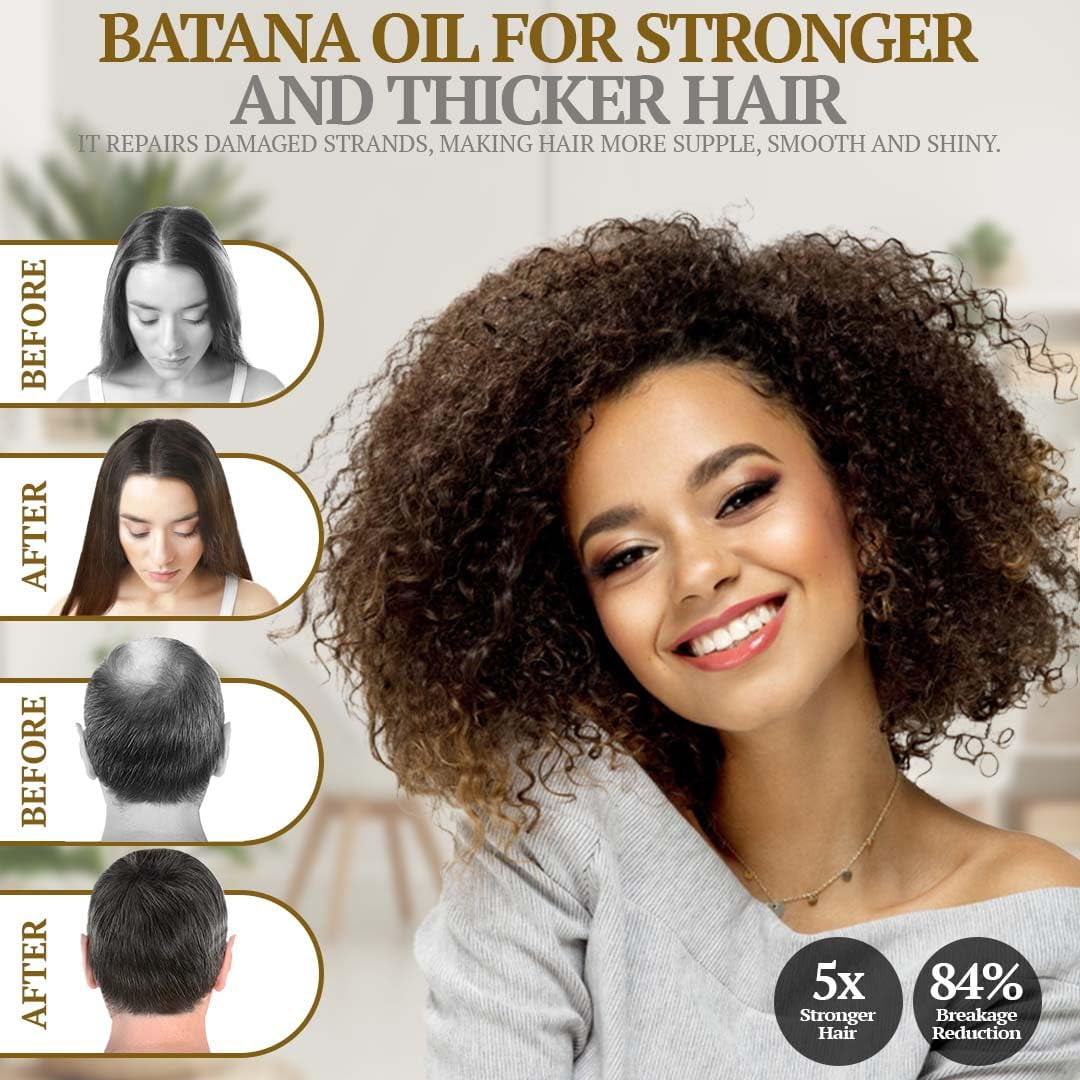 Raw Batana Oil for Hair Growth, Unrefined Batana Oil from Honduras