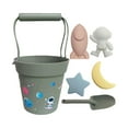 thumbnail image 3 of Juego de 6 cubos de playa CUTICAT de silicona para pequeños, 3 of 8