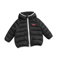 thumbnail image 5 of YUANxueke Boys Girls Puffer Jacket Zip up Hooded Winter Coat Winter Warm Outerwear,Black,2-3 Years, 5 of 7
