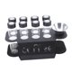 thumbnail image 1 of Tubos De Almacenamiento De Granos De Café Con Soporte De Válvula De Escape Unidireccional, Viales De Vidrio Transparente Para Hojas De Té Y Nueces, 8 Uds., 1 of 7