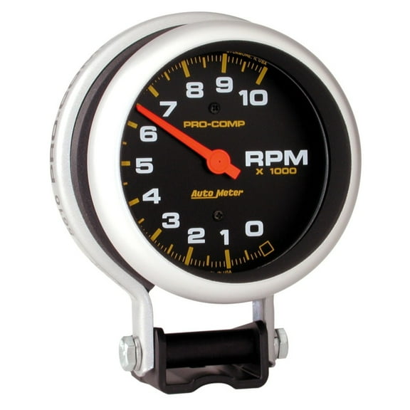 Autometer 5610 Pro-Comp Tachometer, 3-3/4", 10K Rpm, Pedestal