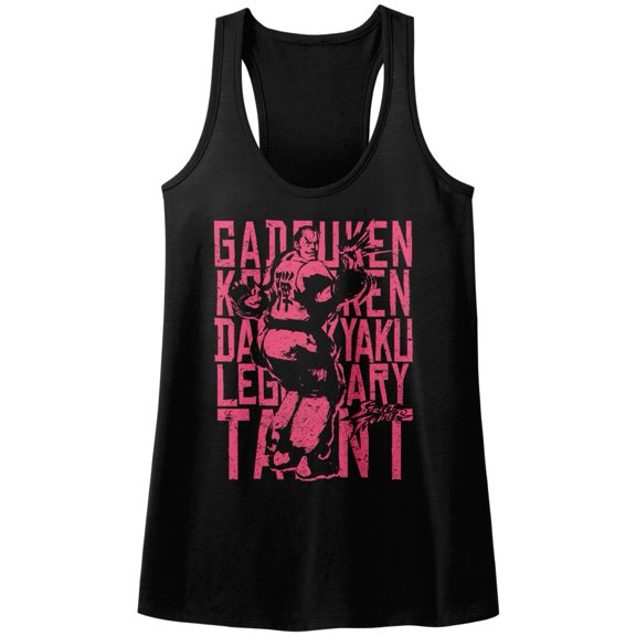 Street Fighter Low Tier Bro Tier Women's Racerback Tank Top