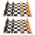 thumbnail image 3 of Jeu d'Échecs, Ensemble de Pièces d'Échecs Portables et Légères, 2 Ensembles pour Fête Camping pour Enfants Adultes, 3 of 8