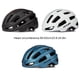 thumbnail image 3 of Casco de Ciclismo Wosthever Negro Transpirable Multifuncional, 3 of 6