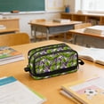 thumbnail image 2 of Oioii Six-Layer Large Capacity Pen Case with Soccer Print, Multi-Layer Durable Stationery Bag for s, Spacious Pencil Box for Supplies Organization,B, 2 of 7