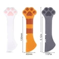 thumbnail image 6 of 3 Pcs Dog Cat Food Spoon, Cute Paw Spoon for Wet Food Silicone Can Opener Multifunctional Pet Spatula Scoop Mixing Spoons for Cat Dog Supplies (White, Orange & Dark Grey), 6 of 8