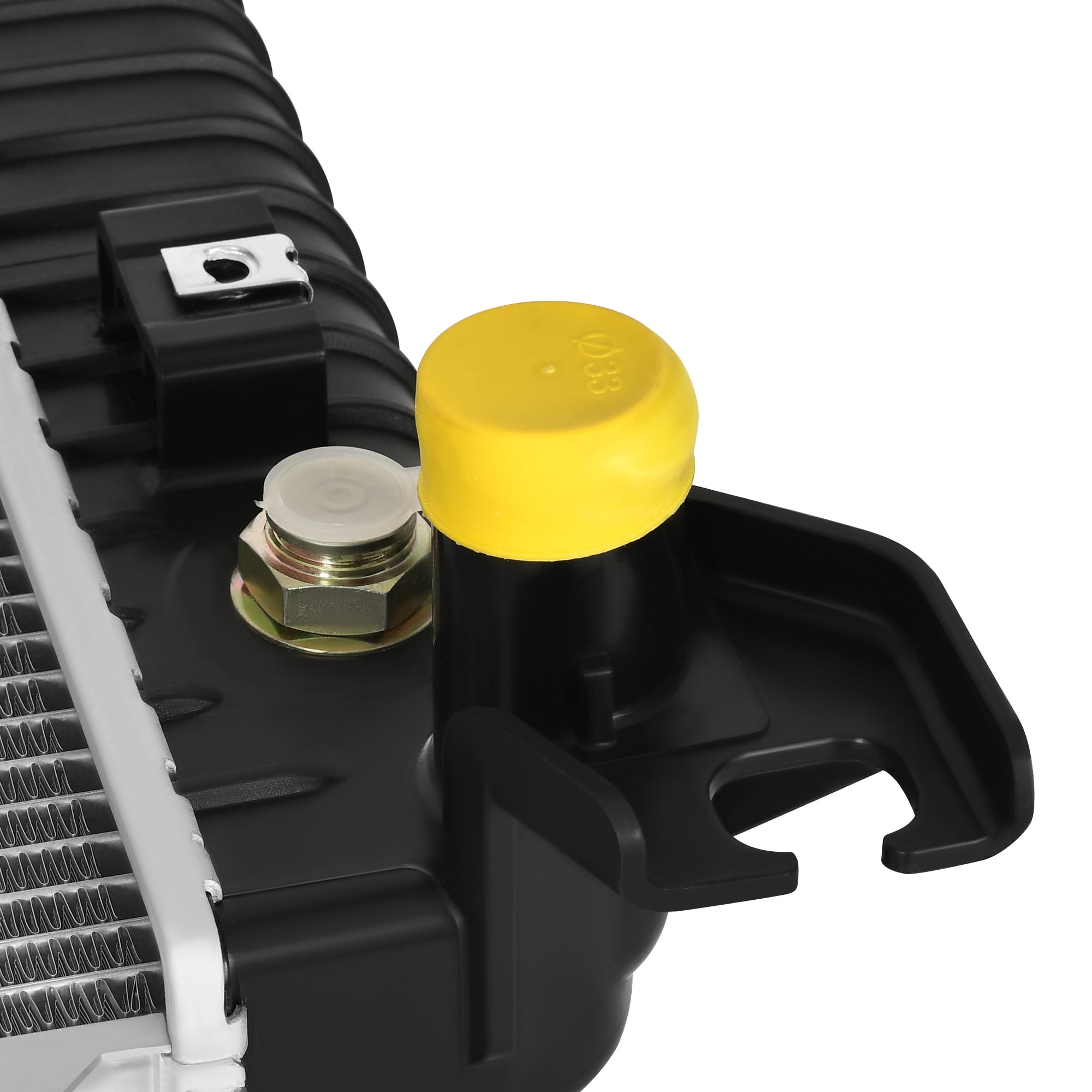 LEDKINGDOMUS Radiator for 2014-2018 Chevrolet Silverado 1500/GMC Sierra 1500 V6 4.3L Replaces OEM 84186716, 23126398, CU13396 High-Density Fins Aluminum Core Leak-Checked (No Cap)