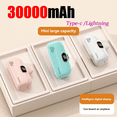 thumbnail image 2 of Compact Portable Charger Pocket Power Bank Stand Compatible Large Capacity Battery 30000mAh Power Bank, 2 of 5