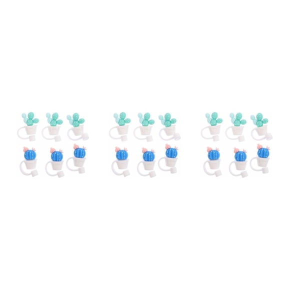 Toystoory Tapón de pajita de silicona, tapa antipolvo reutilizable para beber, accesorios bonitos para vasos de cristal, tapones a prueba de Type1 NO1