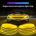 thumbnail image 6 of WKSCLPAI Car Interior Led Strip,59-Inch Automotive Hood Led Light Bar, Red Waterproof with Super Bright 5050 Rgb Beads, Easy Installation for Cars, Suvs and Trucks, 6 of 8